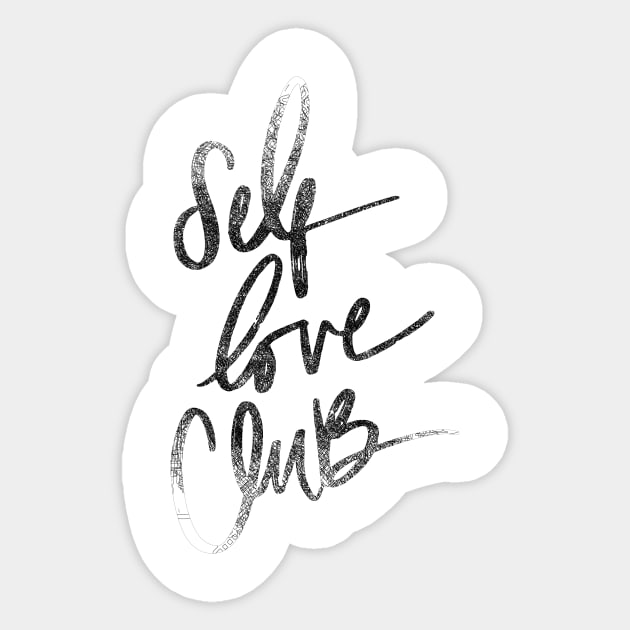 Self Help Club Mental Health Awareness Design Shirt Sticker by joyjeff